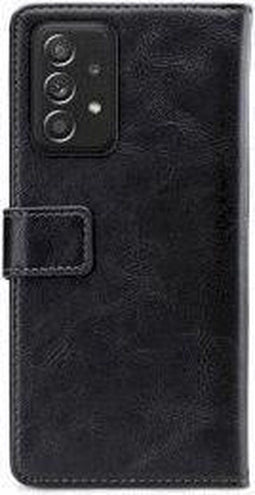 Samsung Galaxy A72 - Bookcase hoesje - Kunstleer - Effen Zwart