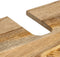 vidaXL - Wastafelkast - 62x33x58 - cm - massief - mangohout