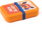 Amuse Plus - Tropical Teens - Lunchbox Large - Broodtrommel - Brooddoos- Leaf Me Alone - Oranje - In hoogte verstelbaar - Rekker inclusief - Made in Belgium