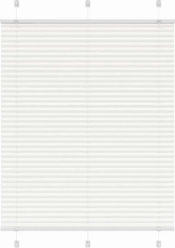 vidaXL - Plissé - rolgordijn - 110x100cm - stofbreedte - 109,4cm - polyester - wit