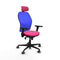 Jorquera Piqueras y Crespo 3D036G2 - Bureaustoel met hoofdsteun - Verstelbare hoogte - Roze