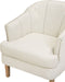 ELVERUM - Fauteuil - Beige - Polyester