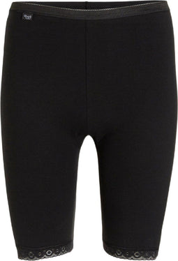 sloggi Basic+ - Dames Short lange pijp - Onzichtbaar en licht - Zwart