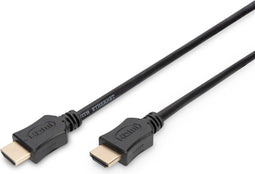 Assmann AK-330107-030-S - HDMI A-stekker naar HDMI A-stekker - 4K UHD 3D - Zwart