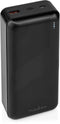 Nedis UPBKPD30000BK - Powerbank 30.000 mAh - 20W USB-C PD en USB-A QC - Zwart