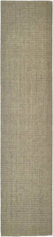 vidaXL Sisalmat voor krabpaal 66x300 cm taupe