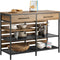 SoBuy FSB85-PF - Buffetkast - 2 Lades 3 Planken - Bruin