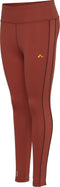 Only Play ONPJAMA HW MESH TRAIN TIGHTS - Dames Sportlegging met Strepen - Koraalrood