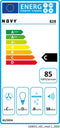 Novy D828 - Inbouw afzuigkap - 4 snelheden - Halogeenverlichting - 54.60 cm