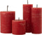 J-Line buitenkaars Pilaar Paraffine - rood - extra large - 50U