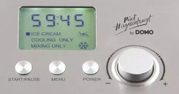 DOMO DO9201I - IJsmachine - 2 l roestvrijstaal met compressor