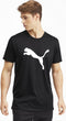 PUMA Heather Cat Tee - Training Shirt - dryCELL technologie - Puma Black Heather