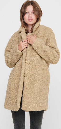 ONLY Onlaurelia Sherpa Coat CC OTW - Dames Jas - Maat L