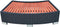 vidaXL Spatrap 92x45x25 cm poly rattan zwart