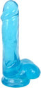 Lollicock Dildo Met Ballen 15 CM - Berry Ice