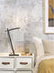 GOOD&MOJO Tafellamp Andes - Bamboe Zwart/Naturel - 30x18x46cm - Scandinavisch,Bohemian