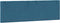 vidaXL - Hoofdbordkussen - 160 - cm - fluweel - blauw