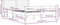 vidaXL - Bedframe - massief - hout - honingbruin - 140x190 - cm
