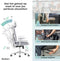 Backerz Motion Mesh - Ergonomische Bureaustoel - NEN-EN1335 Gecertificeerd - Wit & Grijs Mesh
