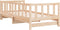 vidaXL - Slaapbank - met - onderschuifbed - 90x190 - cm - massief - grenenhout
