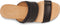 UGG Ebele - Dames Sandalen met Sleehak 6,5 cm - Zwart Leer - Maat 37