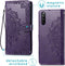iMoshion Hoesje Geschikt voor Sony Xperia 10 III Hoesje Met Pasjeshouder - iMoshion Mandala Bookcase - Paars