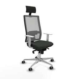 Bureaustoel met hoofdsteun Piqueras y Crespo 4B086G1 Zwart