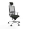 Bureaustoel met hoofdsteun Piqueras y Crespo 4B086G1 Zwart