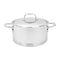 Demeyere Atlantis - Kookpan - 24 cm - InductoSeal bodem - Roestvrijstaal