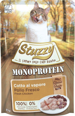Stuzzy - kattenvoer - Kip - Graan vrij - Volledig Natvoer - 1 x 85gram