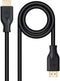 Nanocable 10.15.3900 - HDMI Kabel - 50cm - Zwart