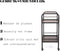 Housevitamin Zwart Metalen Trolley Tafel - 60x30x66.5cm Moet Nog Gemonteerd Worden