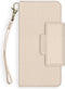 Selencia Hoesje Geschikt voor Samsung Galaxy S21 Plus Hoesje Met Pasjeshouder - Selencia Llyr 2-in-1 Uitneembare Slang Bookcase - Wit