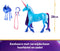 Unicorn Academy - Eenhoorn River - met afneembaar hoofdstel en zadel - 28 cm