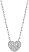 TI SENTO Dames Ketting - 925 zilver - Zirconia wit - Maat 42 - 3899ZI