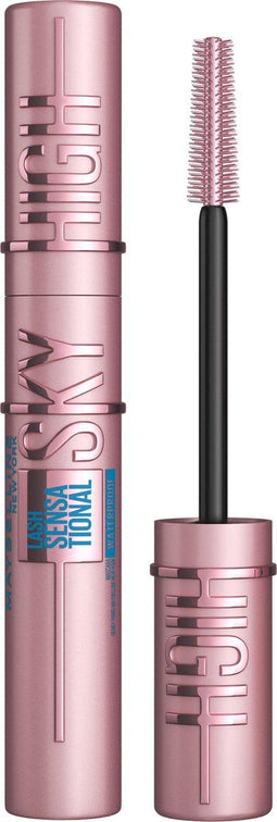 Maybelline New York - Lash Sensational Sky High - Waterproof - Zwart - Eindeloos lengte en natuurlijk ogend volume mascara - 6ml