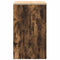 vidaXL - Garagekast - 60x51x85 - cm - massief - grenenhout - gerookt - eiken
