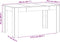 vidaXL - Eettafel - Zwart - Eiken - 140x74,5x76 - cm - Geengineerd - Hout