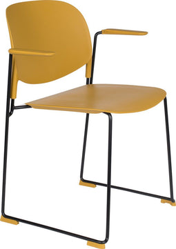 ANLI STYLE ARMCHAIR STACKS OCHRE