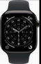Apple Watch Series 11 - Smartwatch - GPS + Cellular - 46mm - Titanium - Sportbandje M/L - Zwart
