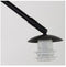 Steinhauer Sparkled Light 7268ZW - Vloerlamp / Booglamp - Hoogte verstelbaar draaibaar - Zwart