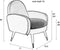 Zuiver Sam Fauteuil Zwart Grijs FR