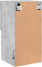 vidaXL - Tv-meubelen - 2 - st - met - LED-verlichting - 30,5x30x60 - cm - betongrijs
