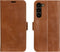 Dbramante1928 Copenhagen - Flip cover - Echt leder met pashouder en standaardfunctie - Bruin