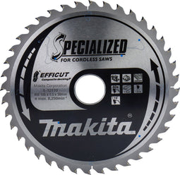 Makita E-12245 - Efficut cirkelzaagblad 180mm - 40 tanden - 15º tandhoek