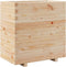 vidaXL - Plantenbak - 70x40x72,5 - cm - massief - grenenhout