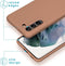 iMoshion Hoesje Geschikt voor Samsung Galaxy S21 Hoesje Siliconen - iMoshion Color Backcover - bruin