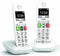 Gigaset E290 Duo - Dect-telefoon - 2 handsets - 50m binnenbereik - 300m buitenbereik - Wit (2 stuks)