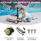 Kinderkraft HALLEY - 2-in-1 Loopfiets & Step - Verstelbaar Zadel & Stuur - LED Wielen - Wit