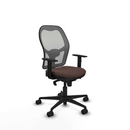Piqueras y Crespo 1D036N0 - Bureaustoel - Hoogteverstelbaar met armleuning - Grijs Donkerbruin